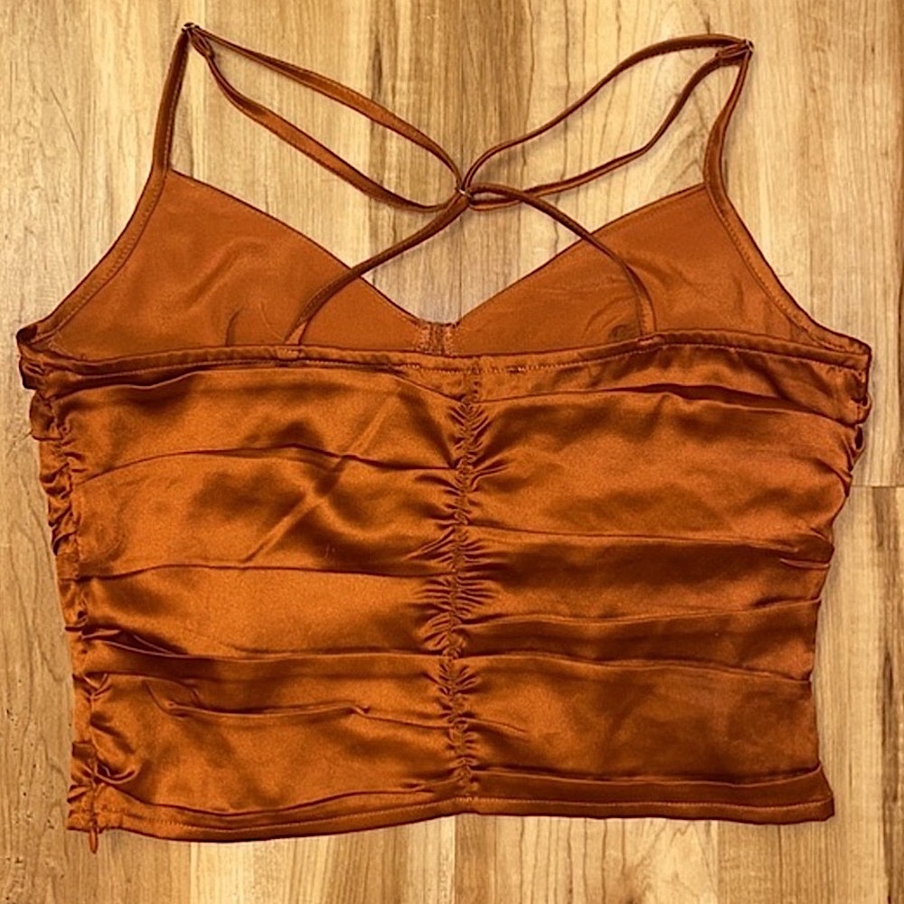 Forever 21 cropped corset style top size M - Picture 2 of 12